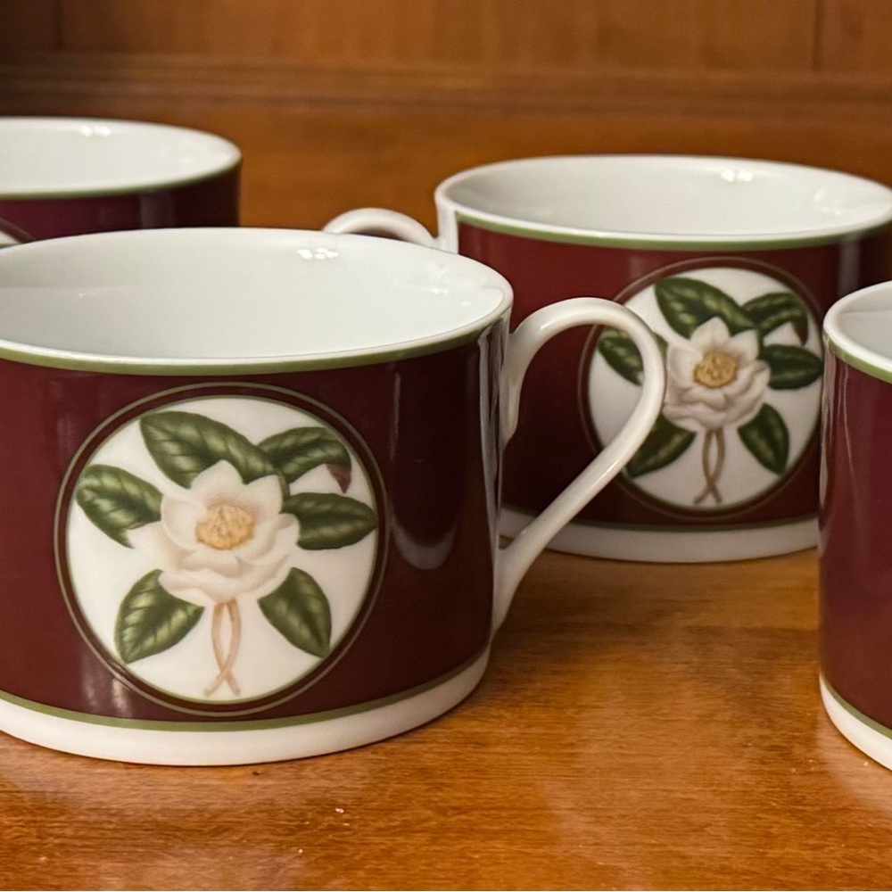 American Atelier Floral Teacups